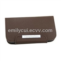 Brown PU Leather Case for Samsung i9300, Available in Black, Red Colors