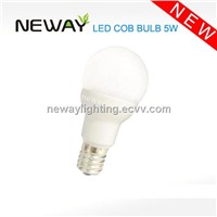 COB LED Bulb Light 5W Milk White PC Diffusion Cover(NW-COB-LED-BULB-5W-01-W)