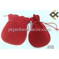 Chinese characteristic velvet drawstring gift bag