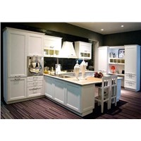Classic White PVC Kitchen cabinet