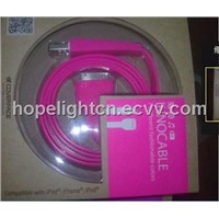 Colorful USB iPhone Flat Cable