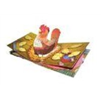 Coloring 3D Pop Up Childrens Book Printing Service for kids of paper board