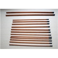 Copper coated graphite electrode