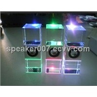 Crystal light  mini speaker