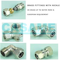 DR brass screw fittings for heating system or plumbing