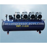 Dental air compressor for 8 units