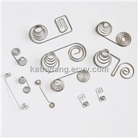 Different electrical remote control battery contact spring