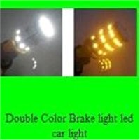 Double Color Brake light 3157 60SMD5050  1.5W color changing brake bulb