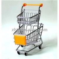 Double-Deck Mini Shopping Trolley, Mini Cart