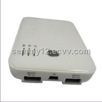 Double USB Univesal Power Bank with 5,000mAh Capacity