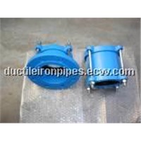 Flange adaptor for ductile iron pipes