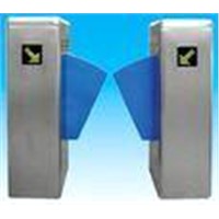 Flap barrier 304 stainless steel security gate barrier with in-built alarm system