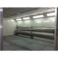 furniture spray booth with water curtain