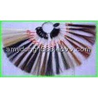 Horse Tail Hair Extension Various Color Sample Ring for Customize Order