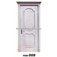 Interior door  ,made by solid wood , mdf ,and natural wood veneer