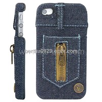 Jeans Skin Style Plastic Case for iPhone 4 &amp;amp; 4S