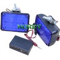 LED Strobe light  12/24v Dual Voltage Warning light blue red color flashing