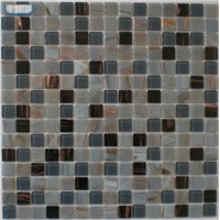New mixture Glass mosaic,swimming pool tile,crystal mosaic+gold line mosaic,&amp;quot;ZT09&amp;quot;