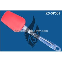 New style flat silicone spatula with AS handle