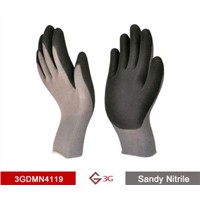 Oil Repellent Gloves-Nitrile Sandy Finish