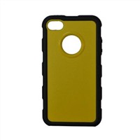 PC case for iPhone 4/4S, bio color, with brand hole