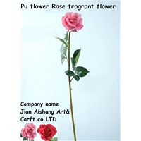 PU Flower rose  Real touch feelings Fragrant Flower Artificial Flower