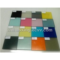 PVB layer laminated glass
