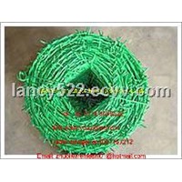 pvc coated barbed wire length per roll (made in china)