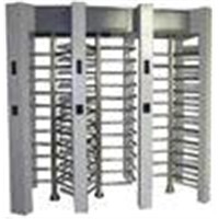 RFID Cards Remote Control Full Height Turnstile with Alarm System Function for Residential