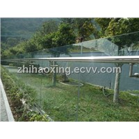 Railing glass, balustrades tempered glass, fence glass