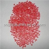 Red circle speckle for detergent powder