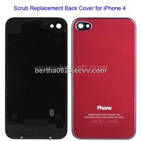 Scrub Replacement Back Cover for iPhone 4