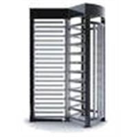 Security 202 stainless steel full height turnstile with manual or electric operation