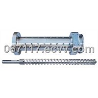 Single screw and barrel for extruder machines