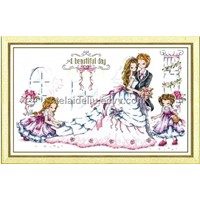 Special Wedding gift Chinese traditional needle arts and crafts, Cross-stitch finished products