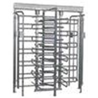 Stainless Steel Barcode Computer Management Full Height Turnstile for Airport CE OEM