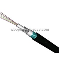 Supply 12 core Unitube Outdoor Armored Fiber Optic Cable GYXTS