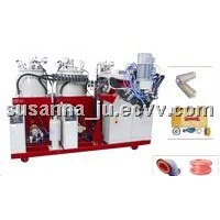 TDI / MOCA High temperature elastomer cast machine