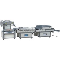 THN SERIES 3/4 AUTO SCREEN PRINTING PRODUCTION LINE