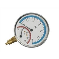 Temperature pressure gauge