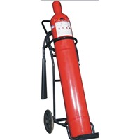 Trolley-Mounted CO2 Fire Extinguisher
