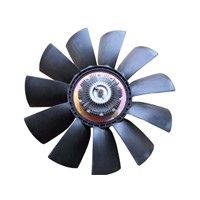 Viscous fan clutch with fan assembly