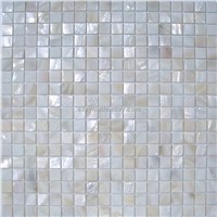 White mother of pearl shell mosaic tile