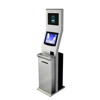 Yulian 17&amp;quot; Information inquiry touch kiosk with dual screen,LCD display