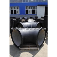 double socket bend for ductile iron pipes