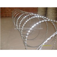 galvanized razor barbed wire mesh