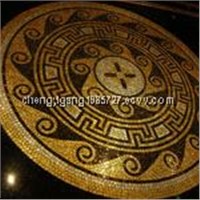 gold  glass mosaic