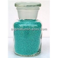green alkaline protease speckle for detergent powder