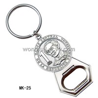 metal keychain with bottle opener hot sell  gift