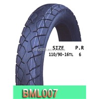 Motorcycle Tubeless Tire 110/90-16